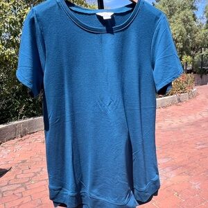Danskin Teal Short Sleeve Top